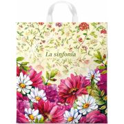 Пакет ПЭ с петлевой ручкой 38х42+6см (40) ПНД (Симфония) Интерпак (х25/500)