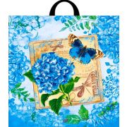 Пакет ПЭ с петлевой ручкой 44х44+6см (70) (Созерцания) Интерпак (х25/250)