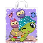 Пакет ПЭ с петлевой ручкой 38х42+6см (37) ПНД (Черепашка) Тико (х50/300)