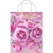 Пакет ПЭ с петлевой ручкой 28х35см (55) (Нежные розы) Глянцевый Тико (х50/700)
