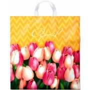 Пакет ПЭ с петлевой ручкой 40х42+6см (50) (Апрель) Интерпак (х25/500)