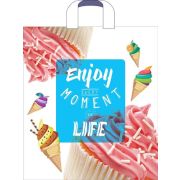 Пакет ПЭ с петлевой ручкой 38х42+3см (37) ПНД (Сладкая жизнь) Артпласт (х50/500)