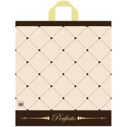 Пакет ПЭ с петлевой ручкой 42х46+4см (95) (Перфекто шик беж) Тико (х25/300)