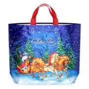 Пакет ПЭ с петлевой ручкой 50х40+20см (160) ПВД (Сказочный вечер) НГ, ЭКО сумка Интерпак (х10/100)