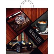 Пакет ПЭ с петлевой ручкой 38х42+6см (40) ПНД (Маклер) Интерпак (х25/500)