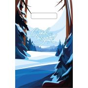 Пакет ПЭ с вырубной неусиленной ручкой 20х30см (30) (Зимний лес) НГ Артпласт (х100/3000)