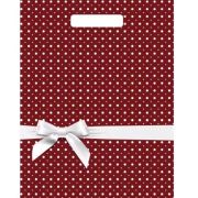 Пакет ПЭ с вырубной ручкой 31x40+6см (60) (Горох подарочный) Глянцевый Тико (х50/500)