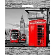 Пакет ПЭ с вырубной ручкой 38х45+3см (60) (Лондон) Ламинированный Тико (х50/500)