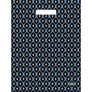 Пакет ПЭ с вырубной ручкой 31x40+6см (60) (Геометрия) Глянцевый Тико (х50/500)