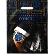 Пакет ПЭ с вырубной ручкой 31х40см (60) (Консул) ламинированный Интерпак (х50/500)