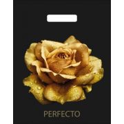 Пакет ПЭ с вырубной ручкой 37х30+3см (90) (Перфекто роза) Тико (х25/400)