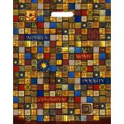 Пакет ПЭ с вырубной ручкой 40х50+6см (80) (Колизей) Интерпак (х50/500)