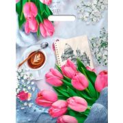 Пакет ПЭ с вырубной ручкой 30х40см (30) (Романтик) Интерпак (х50/1000)