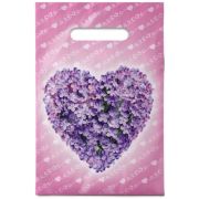 Пакет ПЭ с вырубной неусиленной ручкой 20x30см (30) (Сердечко) Интерпак (х100/2000)