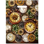 Пакет ПЭ с вырубной ручкой 30х40см (30) (Часы) Интерпак (х50/1000)