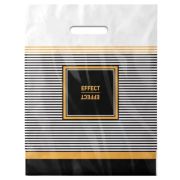 Пакет ПЭ с вырубной ручкой 30х37+6см (90) (Контраст) ламинированный Интерпак (х50/500)