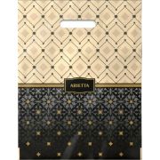 Пакет ПЭ с вырубной ручкой 30x37+6см (90) (Ариетта) ламинированный Интерпак (х50/500)