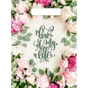 Пакет ПЭ с вырубной неусиленной ручкой 20х30см (30) (Романтичный) Тико (х100/3000)