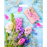 Пакет ПЭ с вырубной ручкой 38х45+3см (60) (Яркие гиацинты) Ламинированный Тико (х50/500)