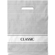 Пакет ПЭ с вырубной ручкой 30х40см (50) (Светлый горошек) Интерпак (х50/1000)