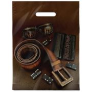 Пакет ПЭ с вырубной ручкой 30x40смсм (30) (Домино) Интерпак (х50/1000)