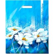 Пакет ПЭ с вырубной ручкой 38х47+6см (60) (Аура) ламинированный Интерпак (х50/500)