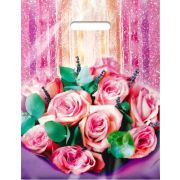 Пакет ПЭ с вырубной ручкой 31х40см (60) (Милори) ламинированный Интерпак (х50/500)