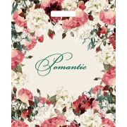 Пакет ПЭ с вырубной ручкой 38х45+6см (60) (Благородные цветы) Глянцевый Тико (х50/500)