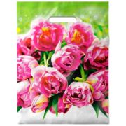 Пакет ПЭ с вырубной ручкой 30x40смсм (30) (Натюрель) Интерпак (х50/1000)