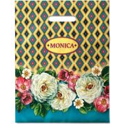 Пакет ПЭ с вырубной ручкой 31х40см (60) (Моника) ламинированный Интерпак (х50/500)