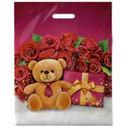 Пакет ПЭ с вырубной ручкой 40x50см+6см (80) (Поклонник) Интерпак (х50/500)