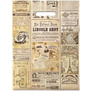 Пакет ПЭ с вырубной ручкой 30х40см (30) (Газета) Интерпак (х50/1000)