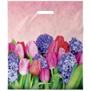 Пакет ПЭ с вырубной ручкой 40x47см+6см (45) (Лирика) Интерпак (х50/500)