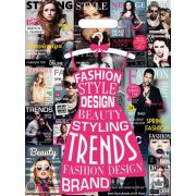 Пакет ПЭ с вырубной ручкой 34х45+3см (30) ПНД (Тренды) Тико (х50/800)