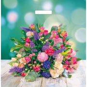 Пакет ПЭ с вырубной ручкой 45x45+3см (65) (Цветочная композиция) Артпласт (х50/400)