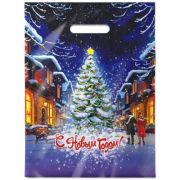 Пакет ПЭ с вырубной ручкой 30х40см (30) (Свидание) НГ Интерпак (х50/1000)