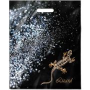 Пакет ПЭ с вырубной ручкой 38х47+6см (60) (Ящерица) ламинированный Интерпак (х50/500)