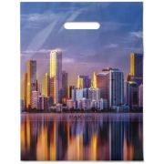 Пакет ПЭ с вырубной ручкой 31x40смсм (60) (Ракурс) ламинированный Интерпак (х50/500)