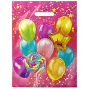 Пакет ПЭ с вырубной ручкой 30x40смсм (50) (Ассорти) Интерпак (х50/1000)