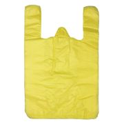 Пакет ПЭ типа «майка» 25+12х45см (10) «Желтая» (х100/3000)
