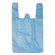 Пакет ПЭ типа «майка» 25+12х45см (10) «Голубая» (х100/3000)