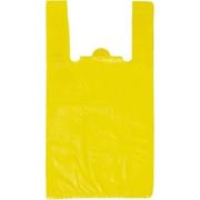 Пакет ПЭ типа «майка» 25+12х45см (10) «Экстра желтая» (х100/2000)