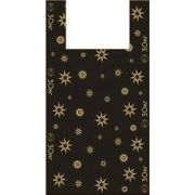 Пакет ПЭ типа «майка» 38+22х68см (22) «Звезды» (х50/500)