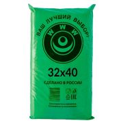 Пакет фасовочный ПНД 32х40см (8) В пластах «WWW» (Зеленый) (арт80050) (х1/10) [упаковка]