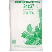 Пакет фасовочный ПНД 24х37см (14) В пластах «Тюльпаны зеленые» (арт14025) (х1/10) [упаковка]