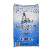 Пакет фасовочный ПНД 24х37см (7) В пластах (арт65100) Идеал (х1/10) [упаковка]