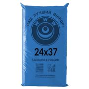 Пакет фасовочный ПНД 24х37см (7) В пластах «WWW» (Синий) (арт65070) (х1/10) [упаковка]