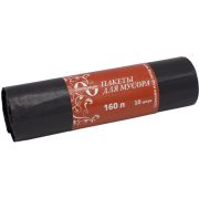 Мешки мусорные ПВД 160л (30) В рулонах (по 10 шт) Оптимум (х1/40) [упаковка]