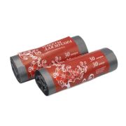 Мешки мусорные ПНД 30л 50x60см (8) В рулонах (по 30 шт) Ёлка (х1/100) [упаковка]