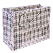 Сумка полипропиленовая №7 80х60+30см ПП с молнией «Клетка» (х1/10) Китай